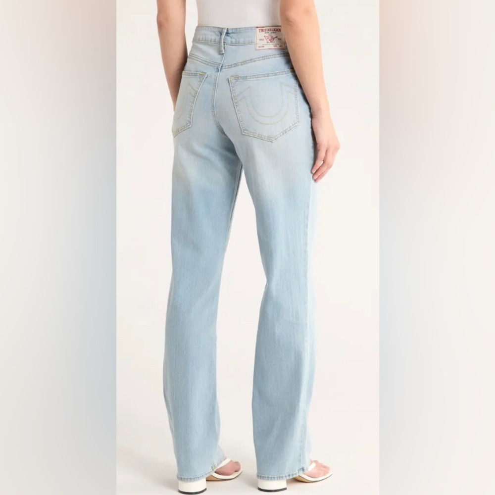 True Religion Women's Size‎ 27 Sarah High Rise Straight Jean NEW